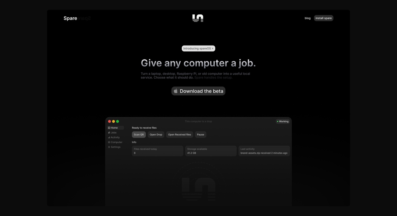 Screenshot of Relay